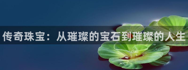 天宏娱乐客服：传奇珠宝：从璀璨的宝石到璀璨的人生