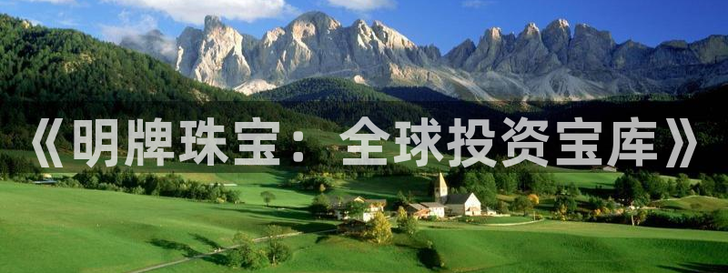 天宏娱乐老男孩成员：《明牌珠宝：全球投资宝库》
