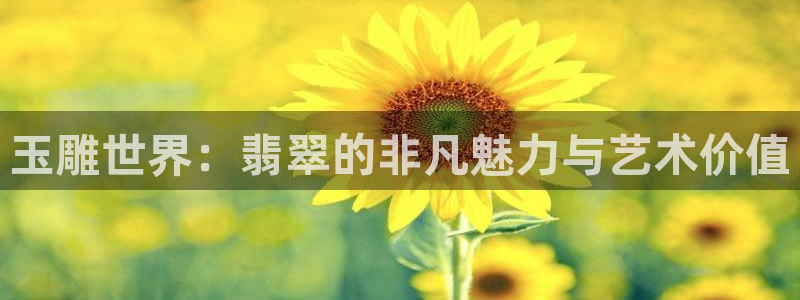 河源市天宏娱乐：玉雕世界：翡翠的非凡魅力与艺术价值