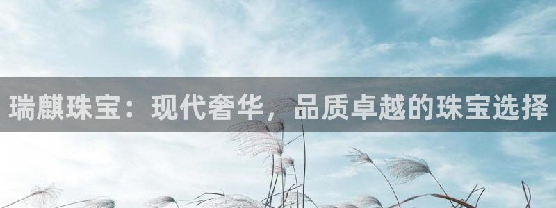 天宏娱乐二台：瑞麒珠宝：现代奢华，品质卓越的珠宝选择